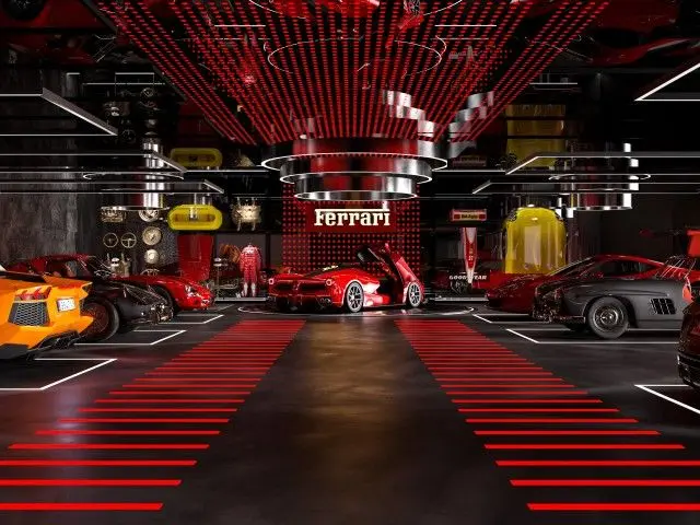 Villa Enso Ferrari Garage"