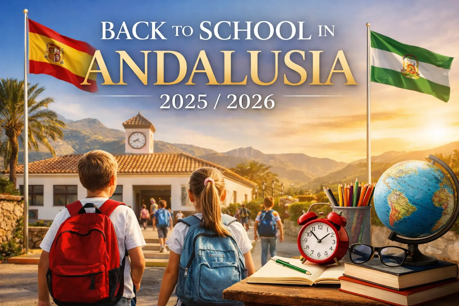 Back to School 2025/2026: What Parents in Andalusia Need to Know 1 Back to school in Andalusia Costa del Sol children returning to school