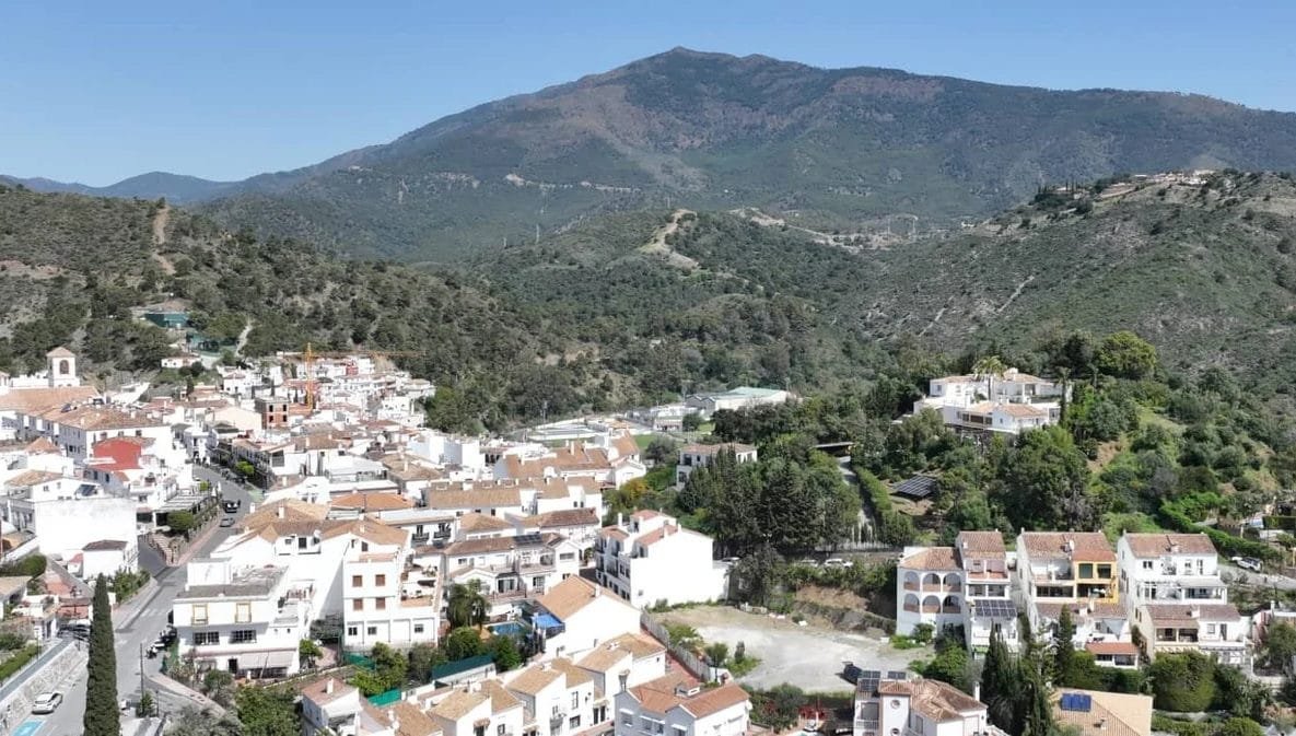 Areal view of benahavis Village Benahavis Village