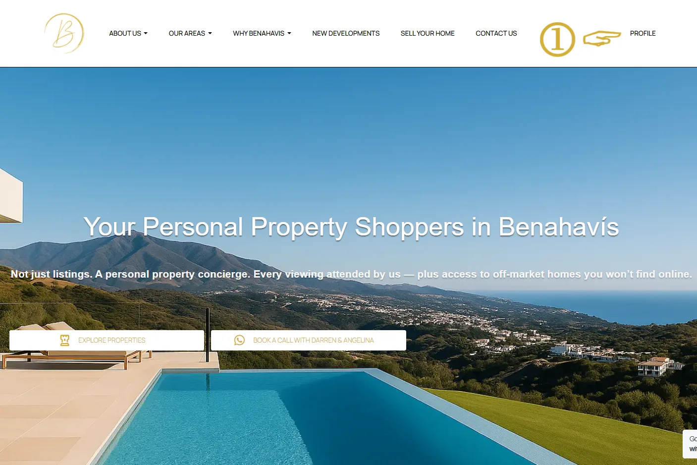 How to receive property alerts. Step 1. Enter profile