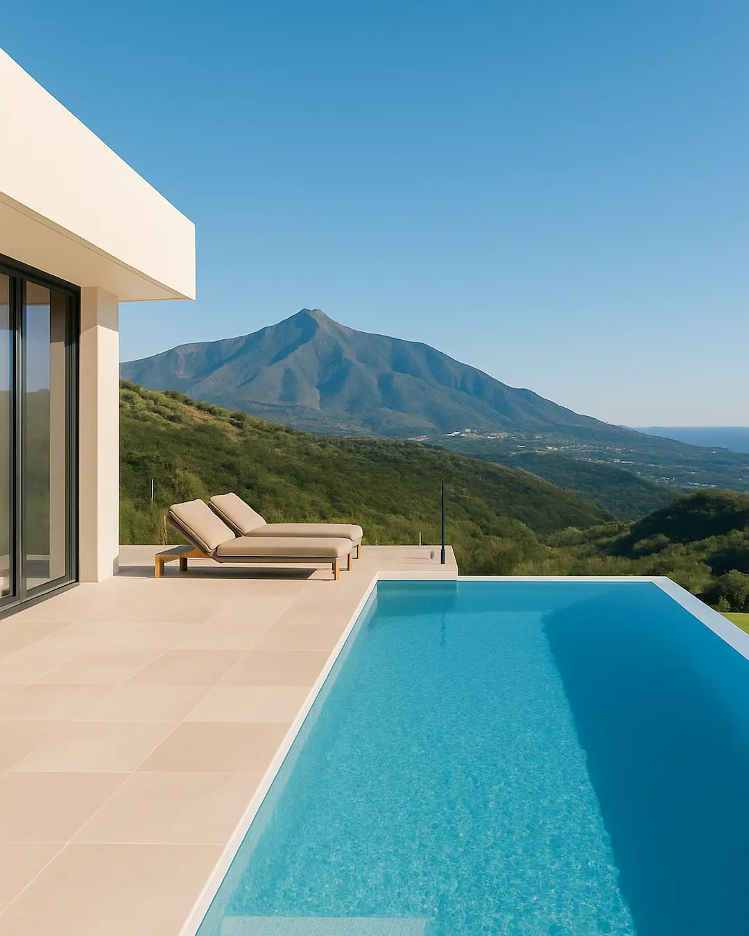 Benahavís villa with infinity pool and Mediterranean sea views
