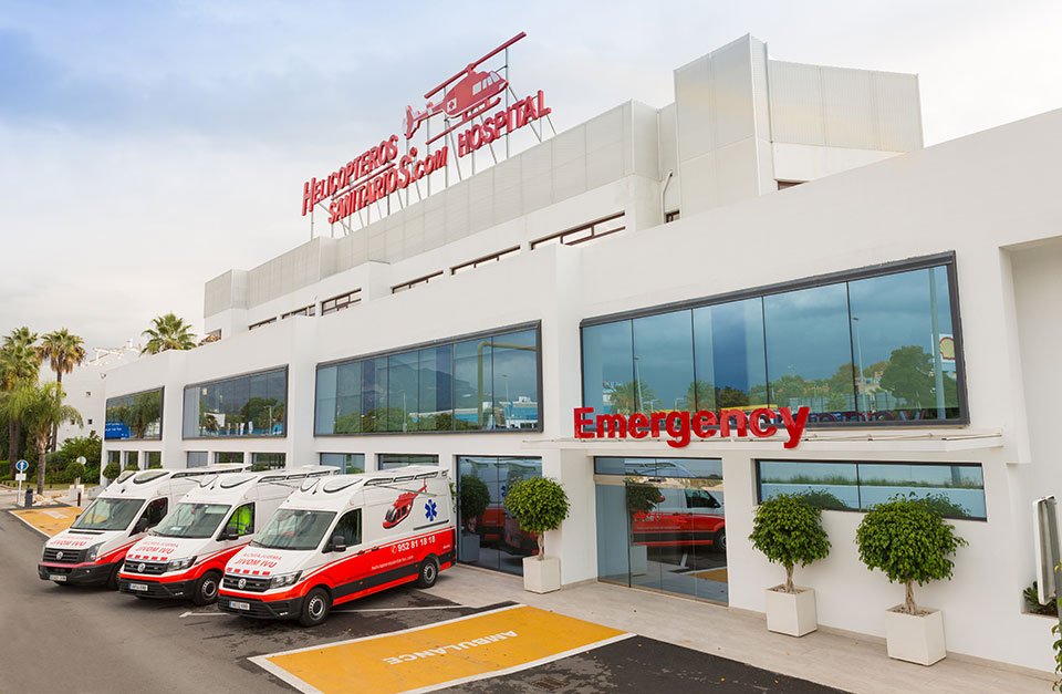 healthcare in spain - helicopters sanitias