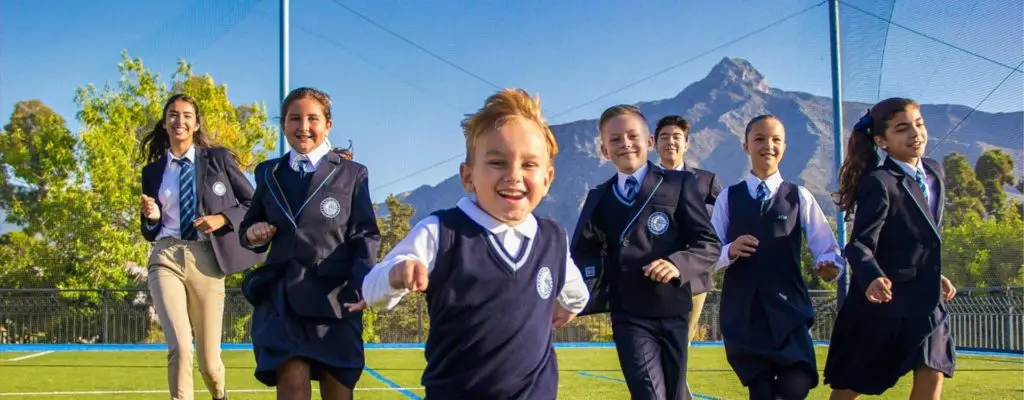 Children playing sport after school in Benahavís on the Costa del Sol