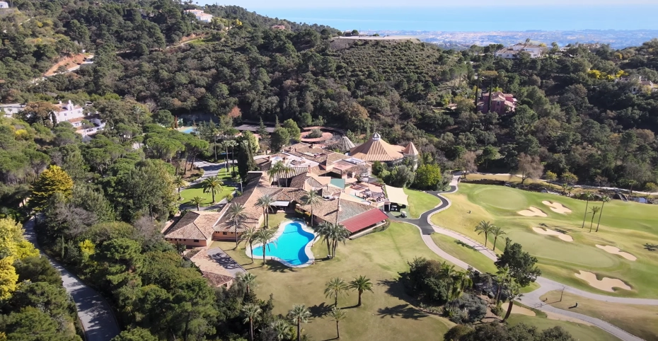 La Zagaleta gated estate Benahavís with golf courses and mountain views