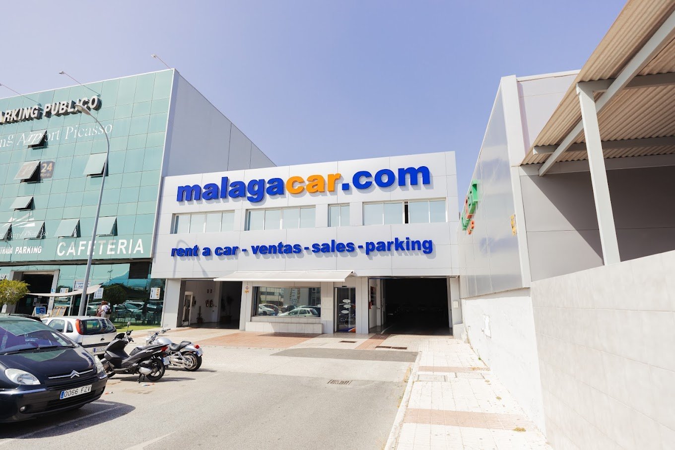 Car rental area at Málaga Airport