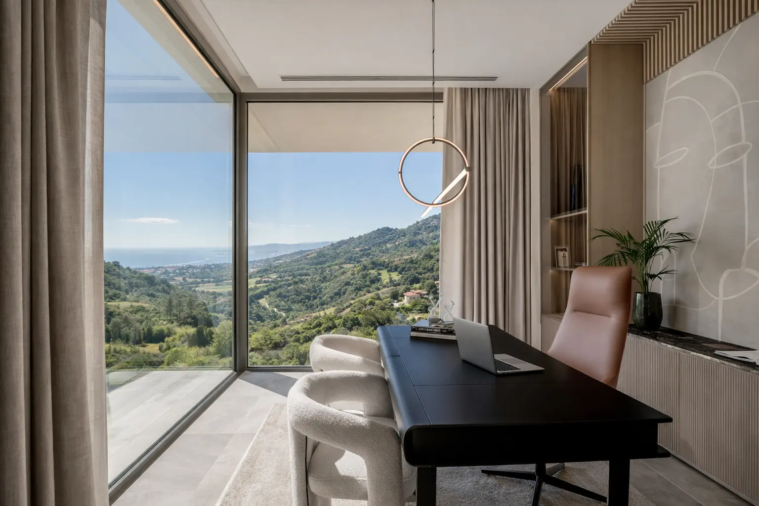 Why Tech Leaders Are Choosing La Zagaleta in 2026 2 Luxury villa office with a view in La Zagaleta