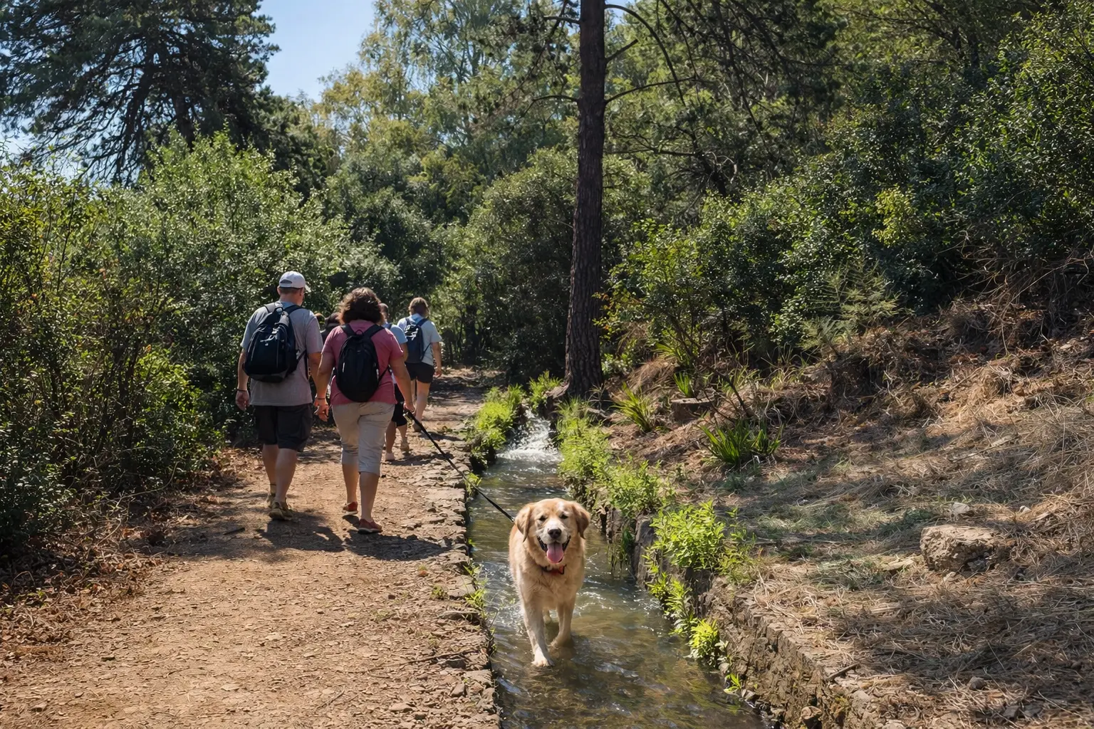 Dog-friendly walking route in the hills around Benahavís