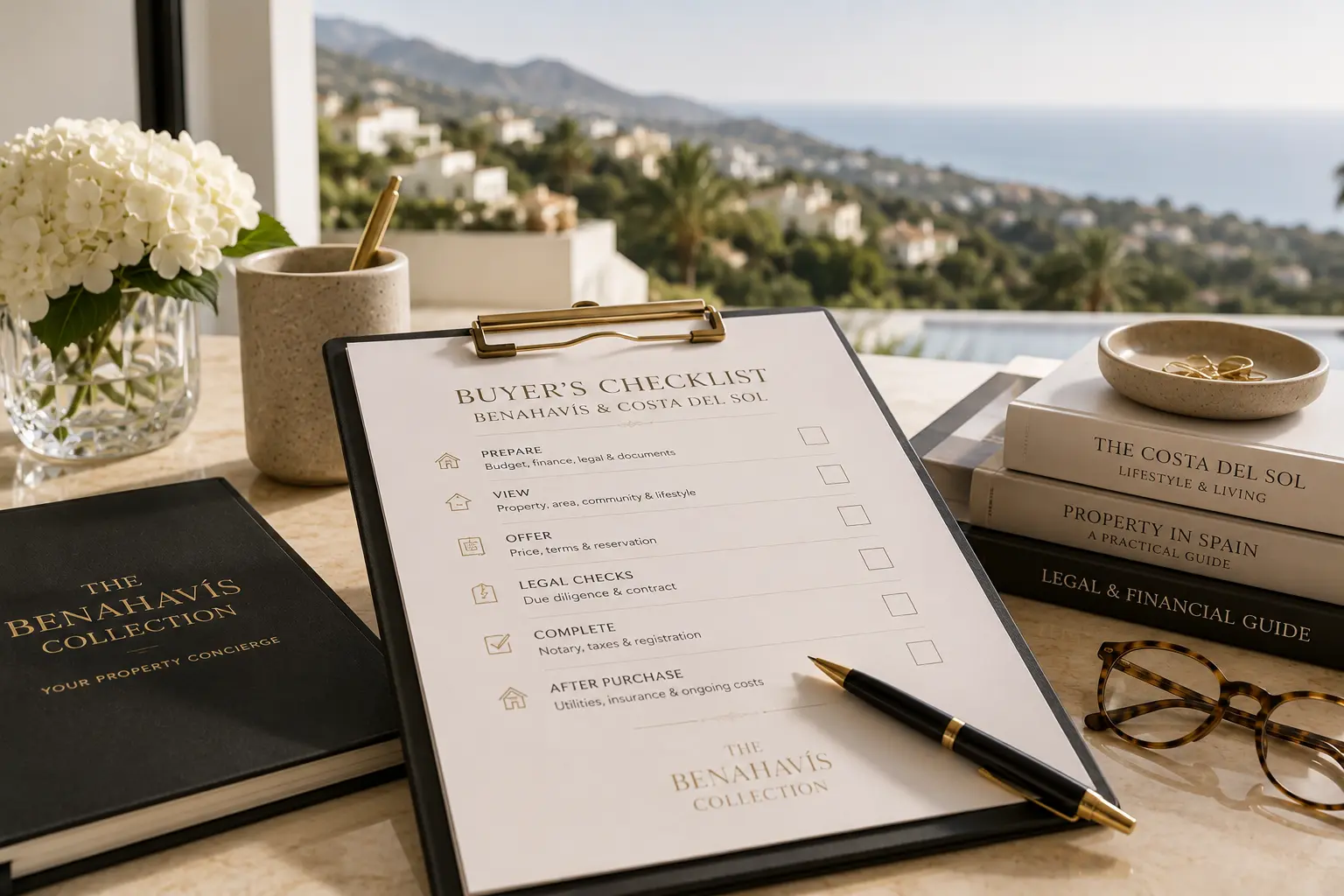 Buyer’s Checklist 1 Buyer’s checklist for property purchases in Benahavís and the Costa del Sol