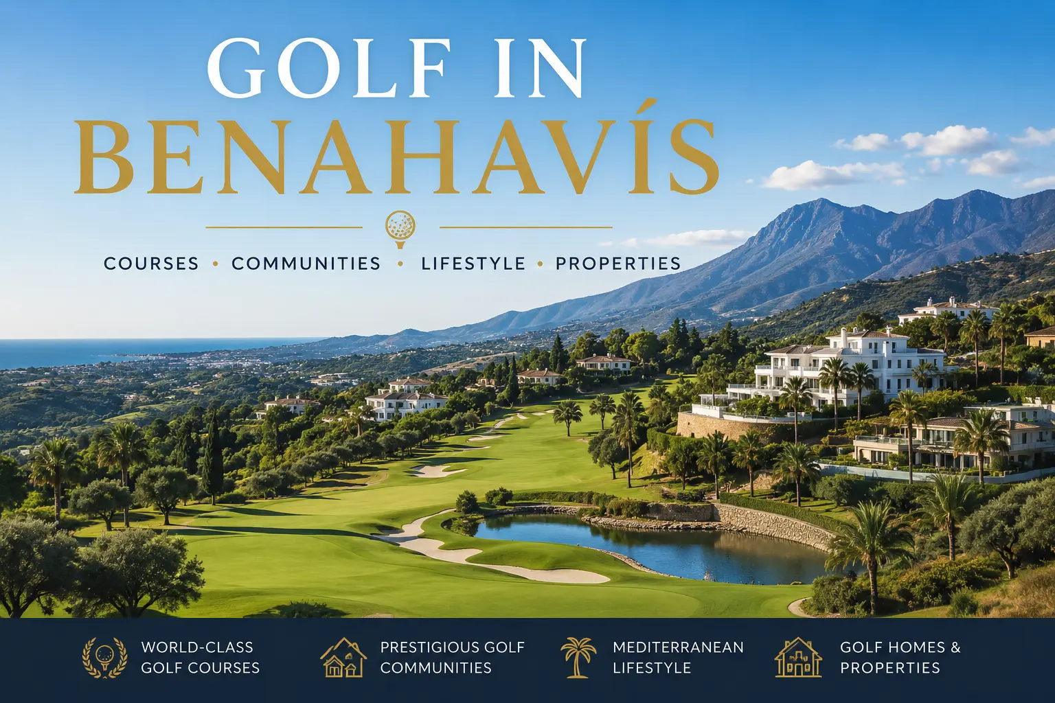 Property for Sale in Benahavís | Benahavís Collection 11 Golf lifestyle in Benahavís with fairways and mountain views