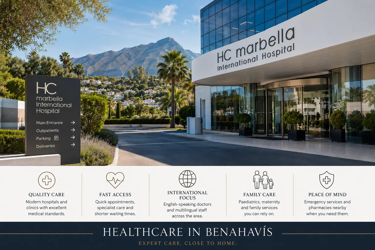Healthcare in Benahavís with access to private hospitals and medical care on the Costa del Sol