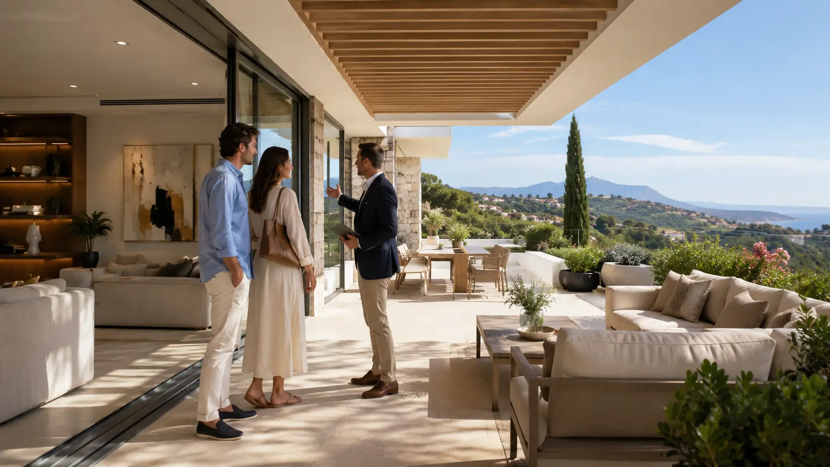 Viewing luxury property in Benahavís
