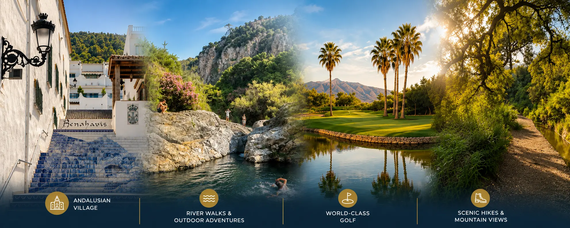 First-time visitor guide to Benahavís with mountain scenery and Mediterranean views