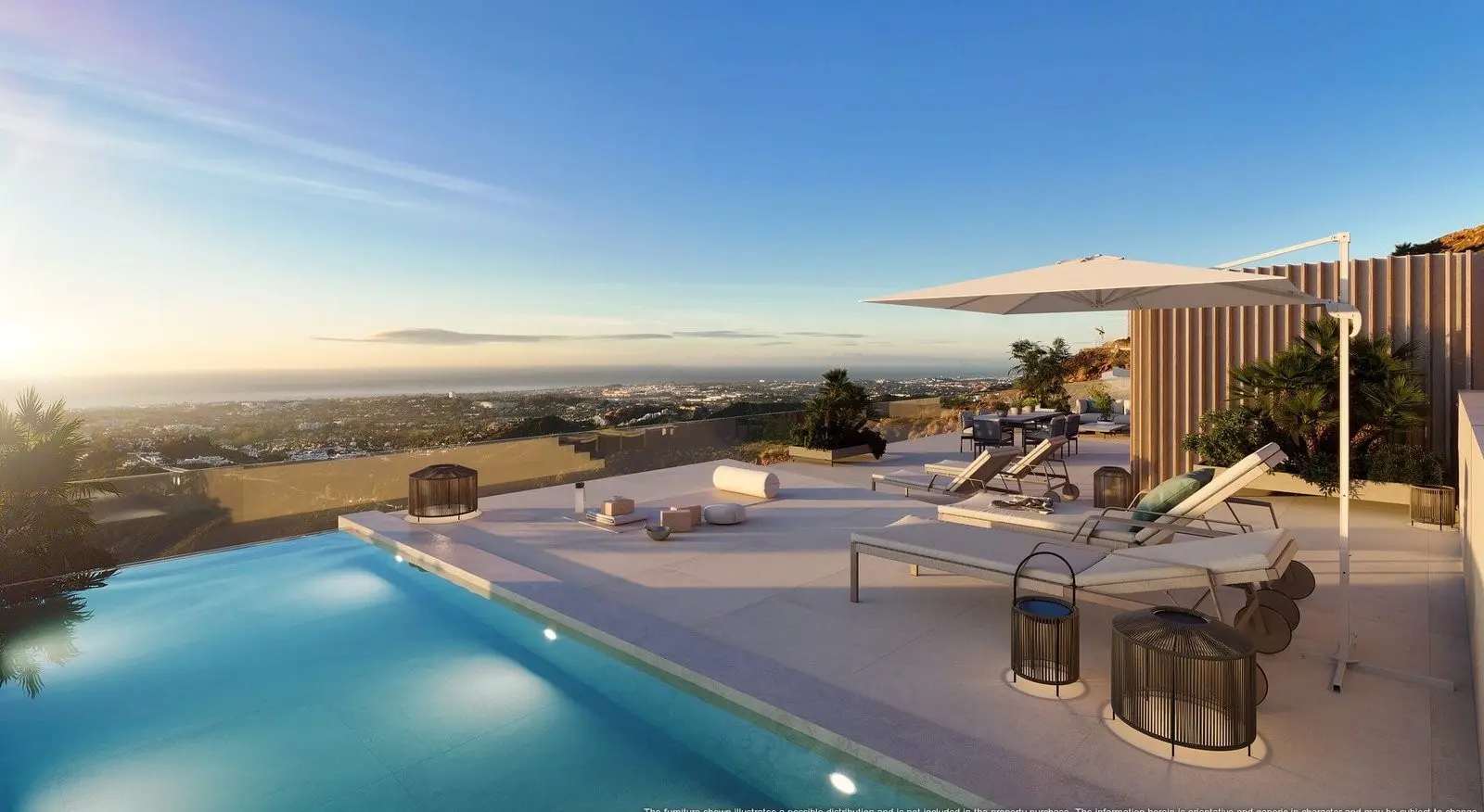 Penthouses in Benahavís with solarium terraces and elevated views