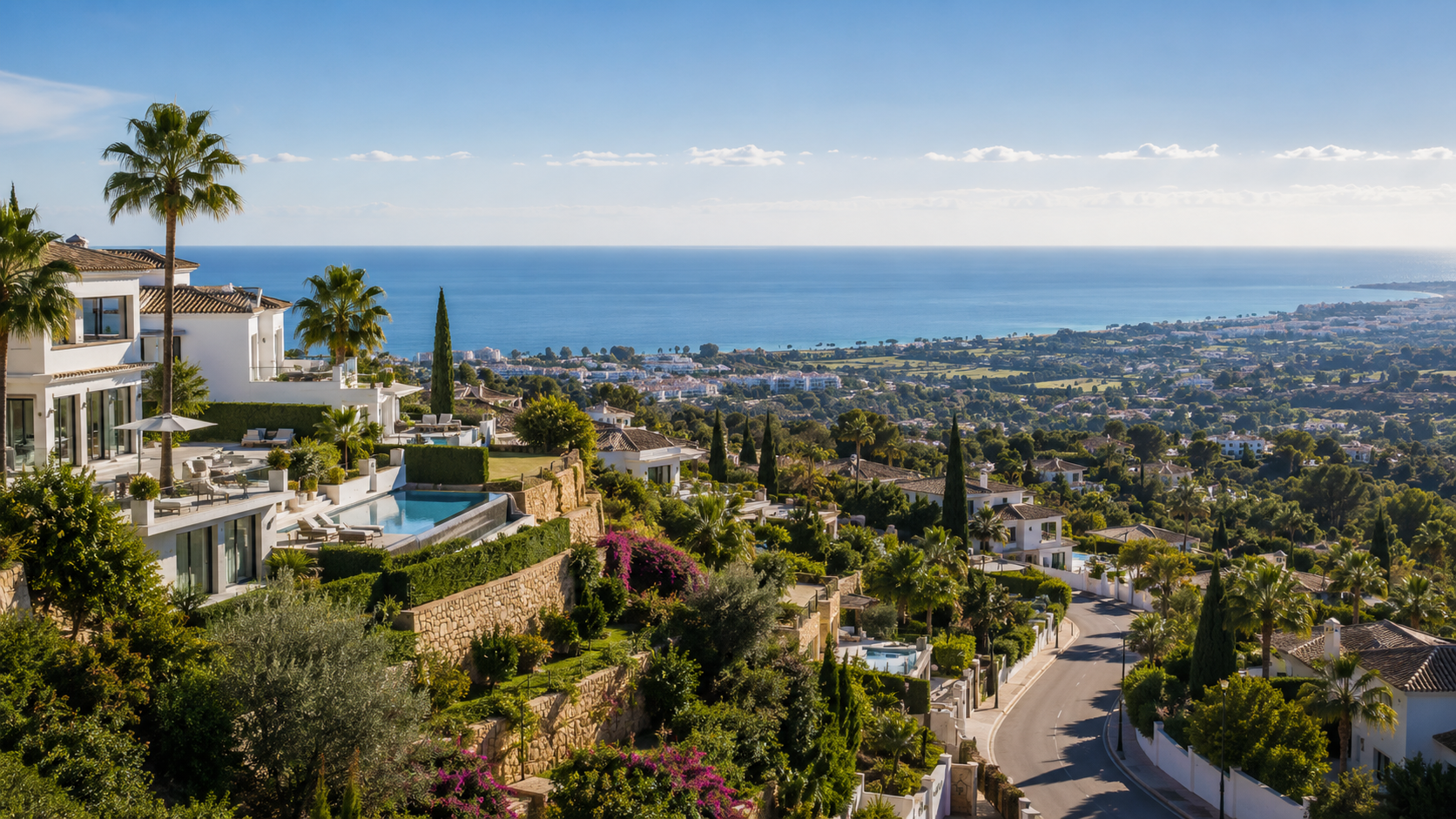 Luxury homes overlooking the Mediterranean on the Costa del Sol prime for rent-to-buy and flexible purchase arrangements in Benahavís
