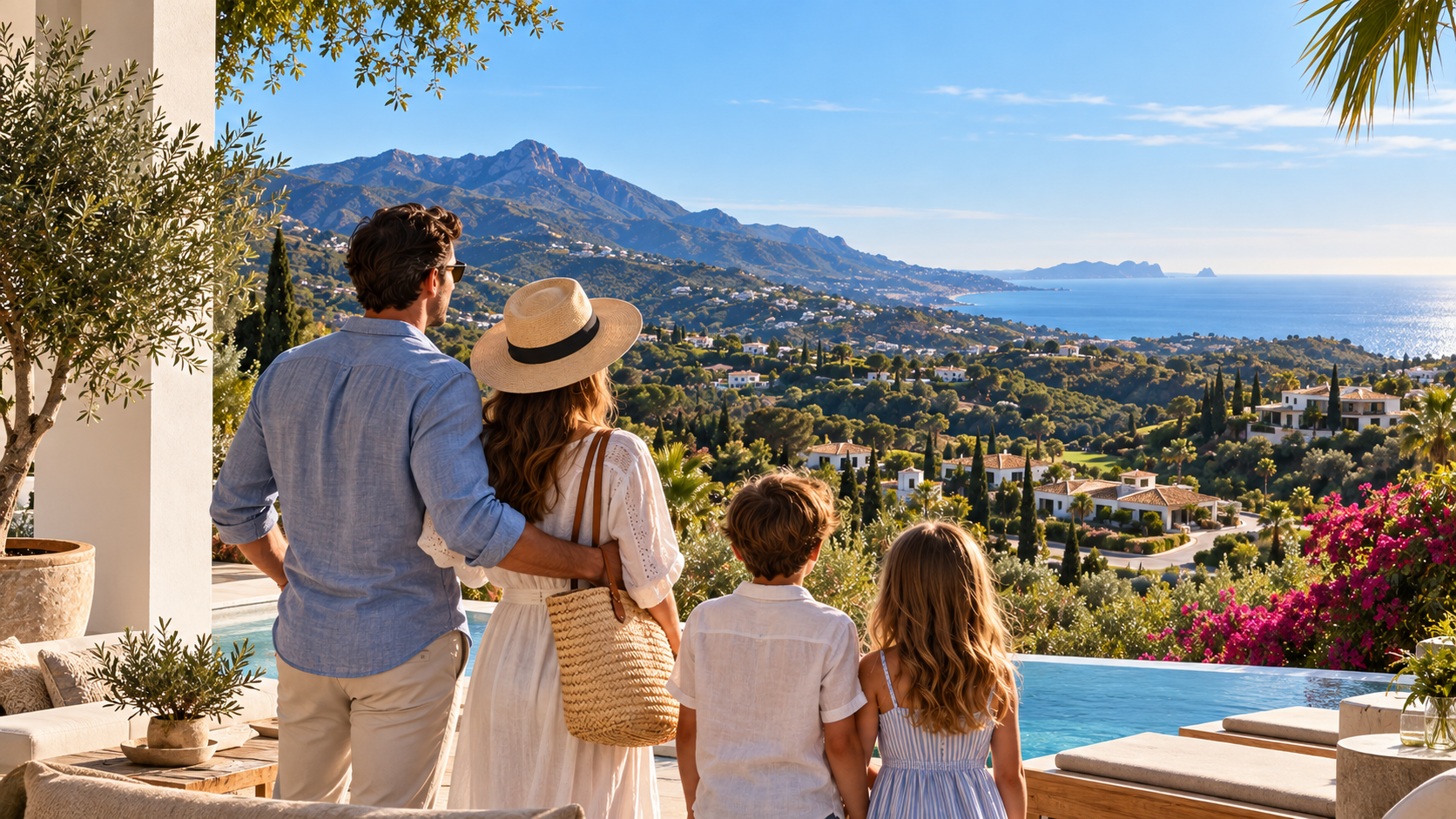 Americano se mudando para a Espanha, com Benahavís e a Costa del Sol como destino de realocação.